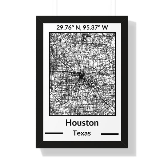 Map of Houston, Texas