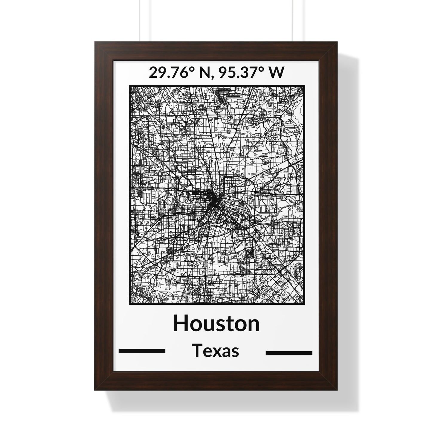 Map of Houston, Texas