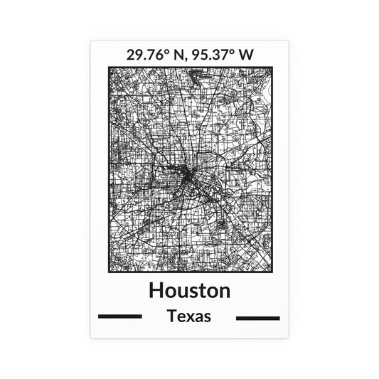 Map of Houston, Texas