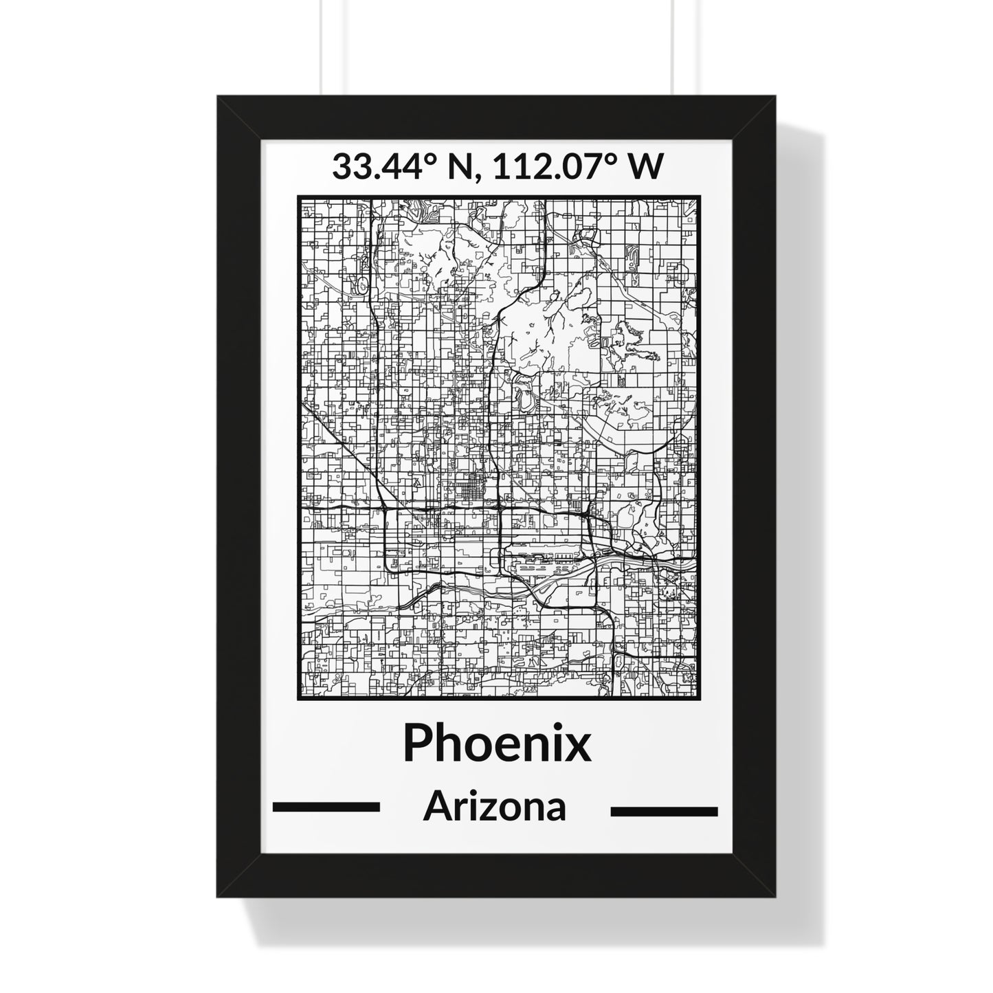 Map of Phoenix, Arizona