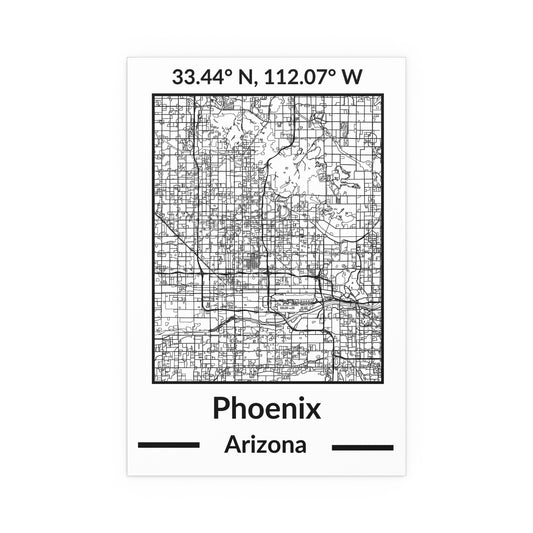 Map of Phoenix, Arizona