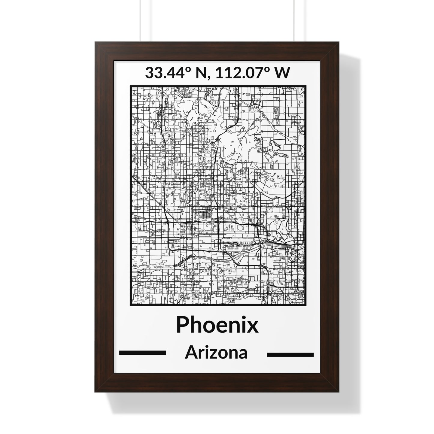 Map of Phoenix, Arizona