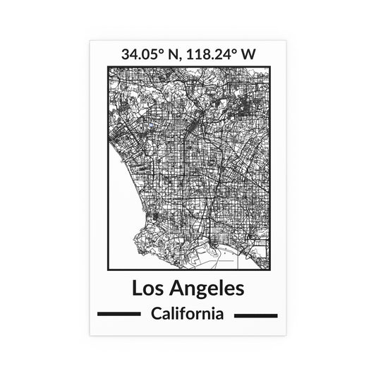 Map of Los Angeles, California