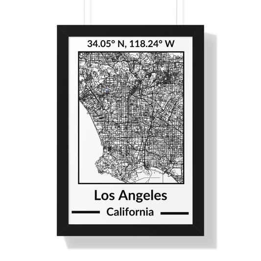 Map of Los Angeles, California